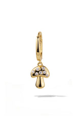 Mushroom Huggie Earring