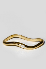 Gold Marquise Bangle